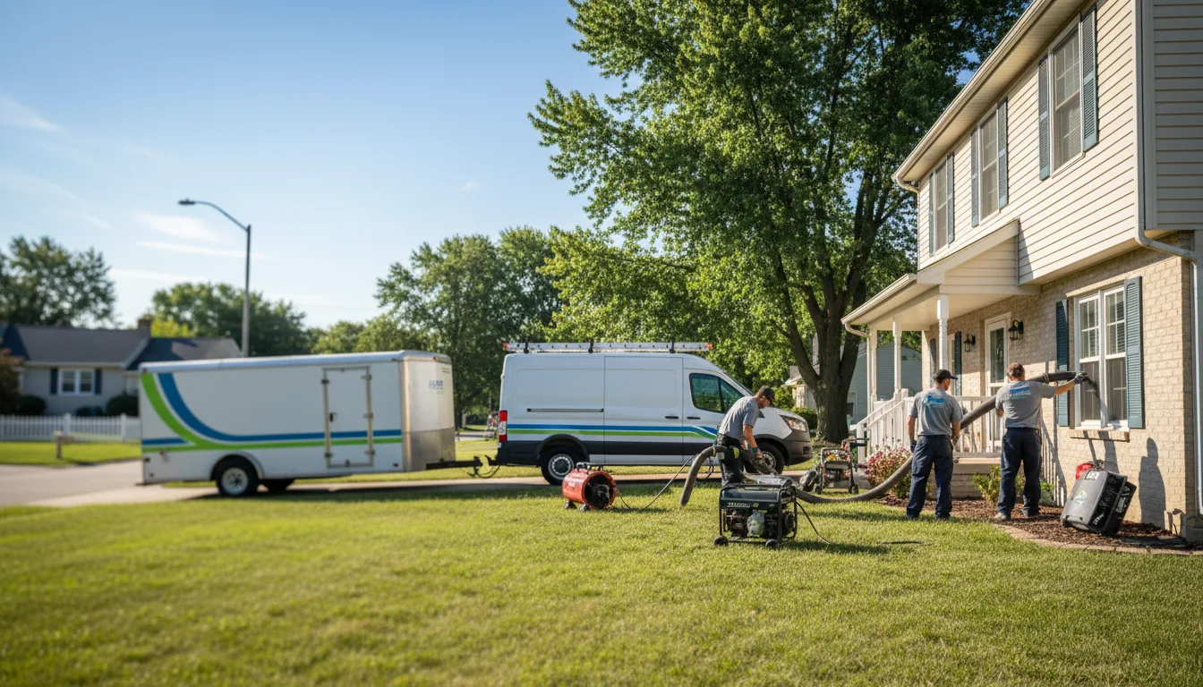 Flooded Basement Restoration And Cleanup With Repair in Fortine, MT near me